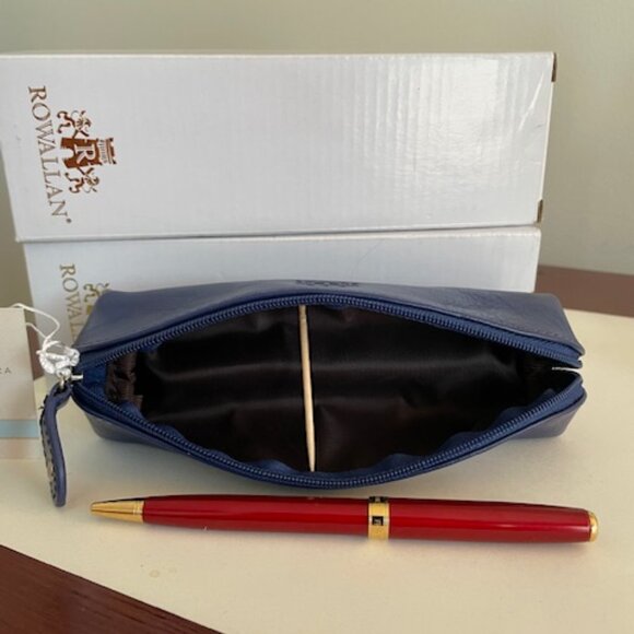 Rowallan of Scotland Set of 2 Small Leather Cases - Picture 4 of 7